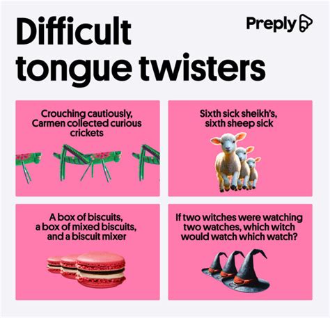 Tongue Twisters in English: Practice Easy, Medium and Hard .